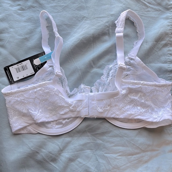 Bali Lace Desire Underwire Bra, Full-Coverage Size 38C White - Picture 6 of 8